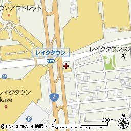 無添くら寿司 越谷レイクタウン店周辺の地図