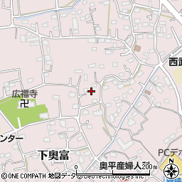 埼玉県狭山市下奥富838周辺の地図