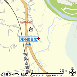 埼玉県日高市台周辺の地図