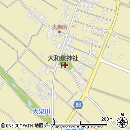 大和泉神社周辺の地図