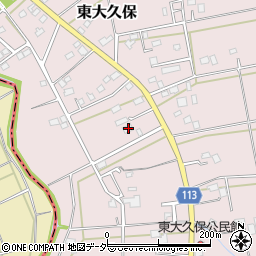 埼玉県富士見市東大久保721周辺の地図
