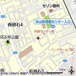 千葉県流山市西初石周辺の地図