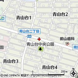 青山台二丁目周辺の地図