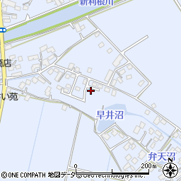 茨城県稲敷郡河内町生板2613周辺の地図