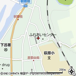 下呂市役所　萩原庁舎周辺の地図