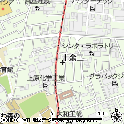 千葉県柏市十余二216-39周辺の地図