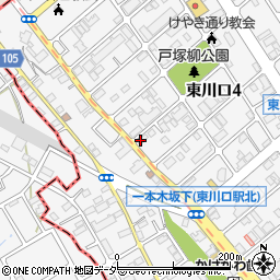 株式会社高津商店　東川口店周辺の地図