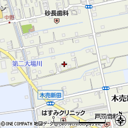 埼玉県吉川市木売新田267周辺の地図