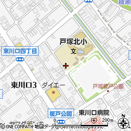埼玉県川口市東川口周辺の地図
