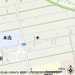 埼玉県吉川市木売新田411周辺の地図