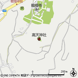高天神社周辺の地図