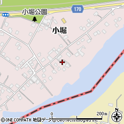 茨城県取手市小堀4227周辺の地図
