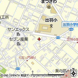 埼玉県越谷市七左町7丁目214周辺の地図