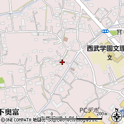 埼玉県狭山市下奥富812周辺の地図