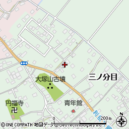 千葉県香取市三ノ分目150周辺の地図