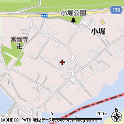 茨城県取手市小堀3955周辺の地図