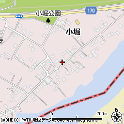 茨城県取手市小堀3980周辺の地図