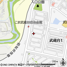 埼玉県日高市武蔵台1丁目42-7周辺の地図