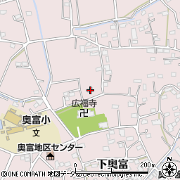 埼玉県狭山市下奥富1126周辺の地図