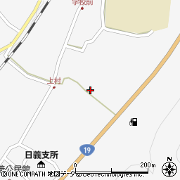 長野県木曽郡木曽町日義上村周辺の地図