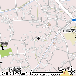 埼玉県狭山市下奥富805周辺の地図