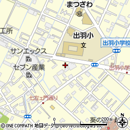 埼玉県越谷市七左町7丁目215周辺の地図