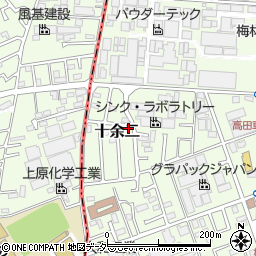 千葉県柏市十余二216-87周辺の地図