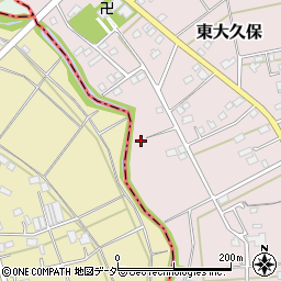 埼玉県富士見市東大久保686周辺の地図
