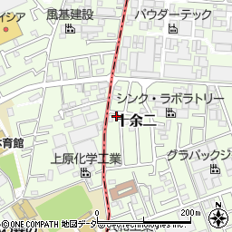 千葉県柏市十余二216-36周辺の地図