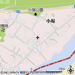 茨城県取手市小堀3978周辺の地図