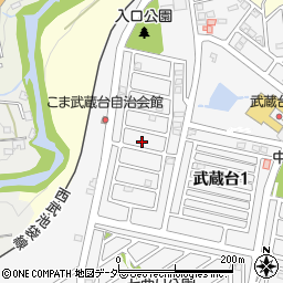 埼玉県日高市武蔵台1丁目40-4周辺の地図