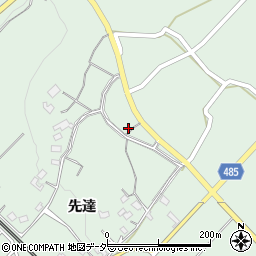 長野県諏訪郡富士見町境先達2737周辺の地図