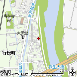 福井県越前市行松町周辺の地図