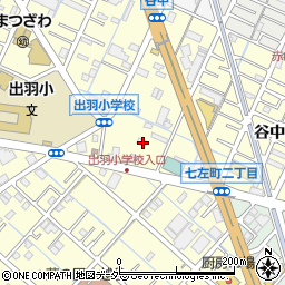 埼玉県越谷市谷中町1丁目154周辺の地図