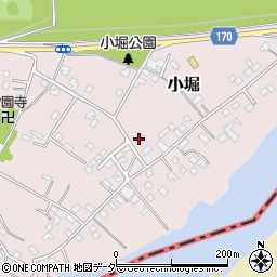 茨城県取手市小堀3978-3周辺の地図