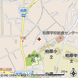 埼玉県狭山市柏原周辺の地図