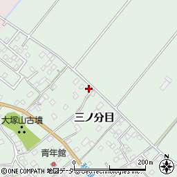 千葉県香取市三ノ分目139周辺の地図