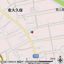 埼玉県富士見市東大久保1880周辺の地図