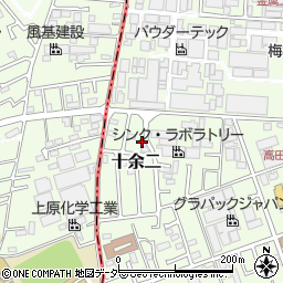 千葉県柏市十余二216-122周辺の地図