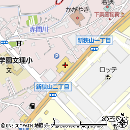 埼玉県狭山市下奥富614周辺の地図