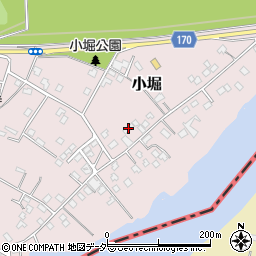 茨城県取手市小堀3981周辺の地図