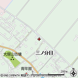 千葉県香取市三ノ分目140周辺の地図