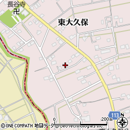 埼玉県富士見市東大久保796周辺の地図