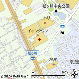 ダイソーイオンタウン松ヶ崎店周辺の地図