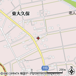 埼玉県富士見市東大久保1879周辺の地図