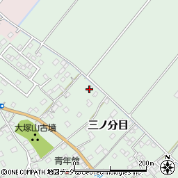 千葉県香取市三ノ分目153周辺の地図