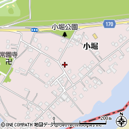 茨城県取手市小堀3977周辺の地図