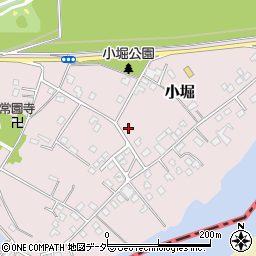 茨城県取手市小堀3977-3周辺の地図