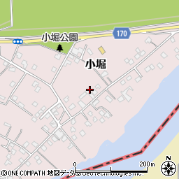 茨城県取手市小堀3983周辺の地図