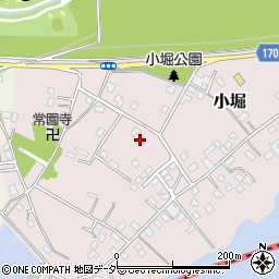 茨城県取手市小堀3955-9周辺の地図